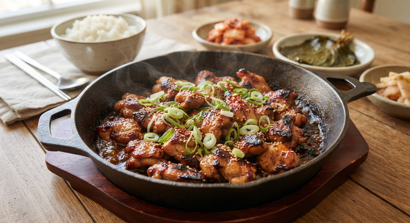 Pan-Fried Korean Chicken Bulgogi