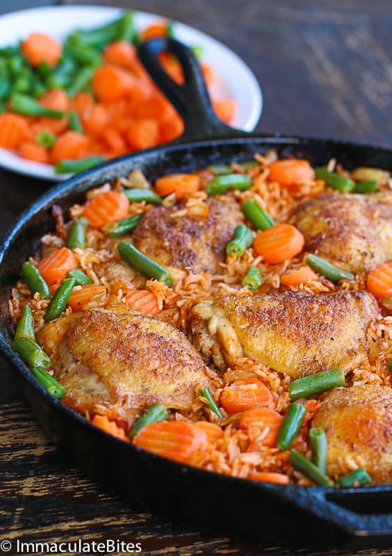 Jollof Rice with Grilled Chicken