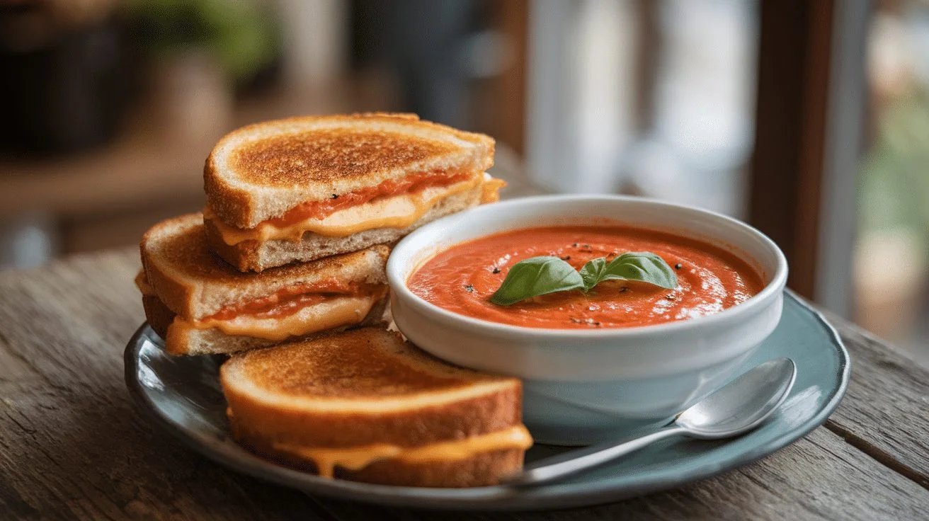 Classic Grilled Cheese & Tomato Soup (15 Minutes)