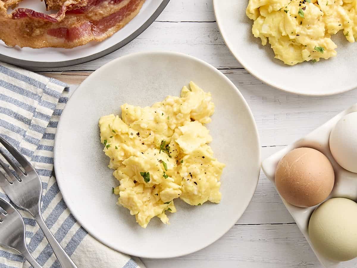 Creamy Scrambled Eggs on Buttery Toast - Image 3