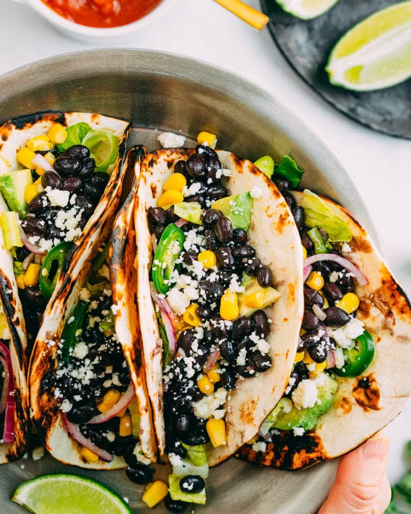 Easy Black Bean Tacos with Avocado Salsa (25 Minutes) - Image 2