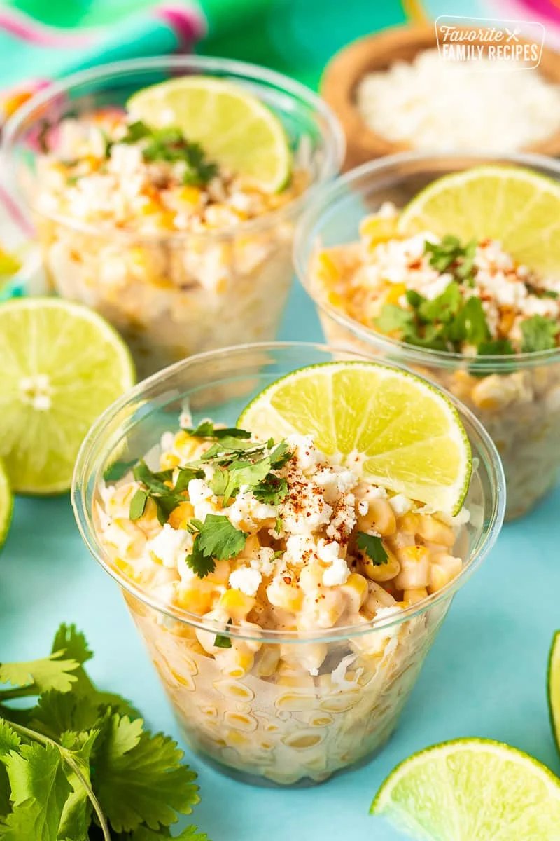 Mexican Street Corn (Elote) Cups
