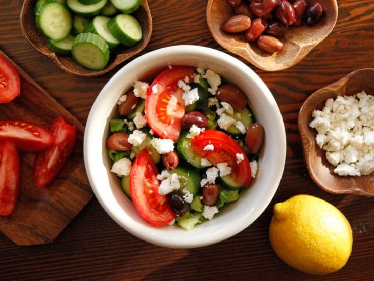 Greek Quinoa & Chickpea Bowl