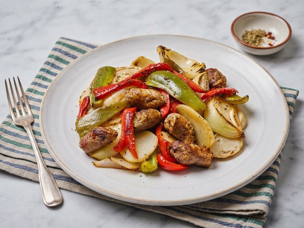 Hearty One-Pan Sausage and Potato Casserole