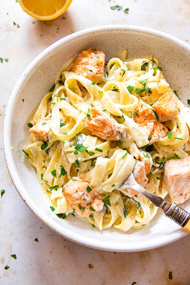 Creamy Salmon Pasta - Image 4